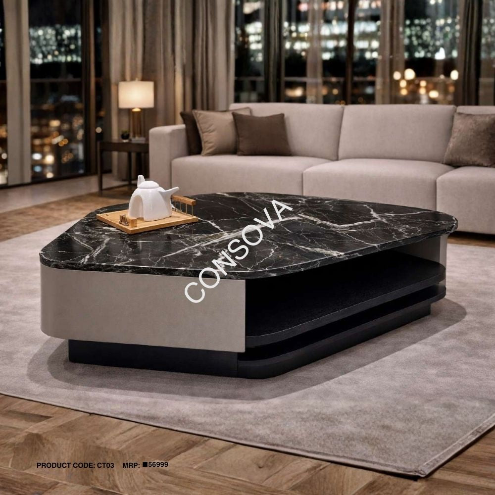 Black Marble Coffee Table